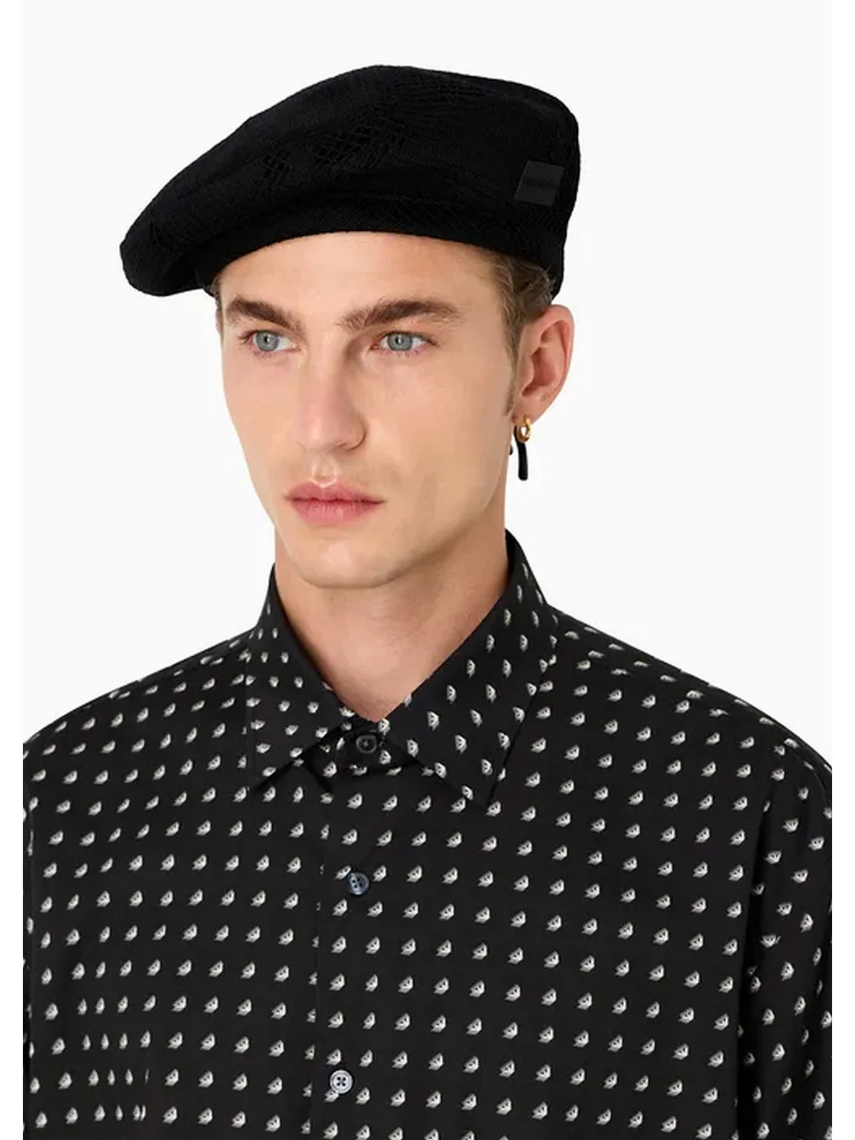 EMPORIO ARMANI Camicia Uomo 3D1CG7 1NRDZ F013 Nero - Image 5