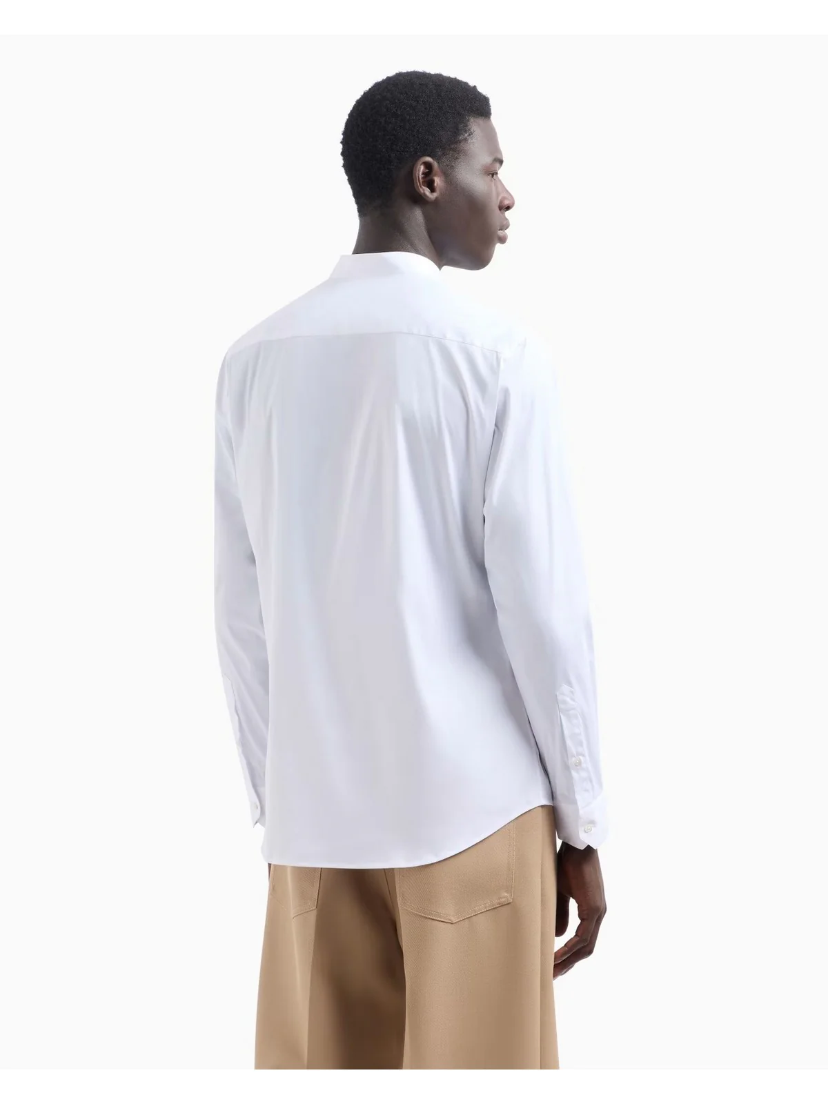 EMPORIO ARMANI Camicia Uomo  EM000193 TE10397 U0002 BRILLIANT WHITE - Image 3