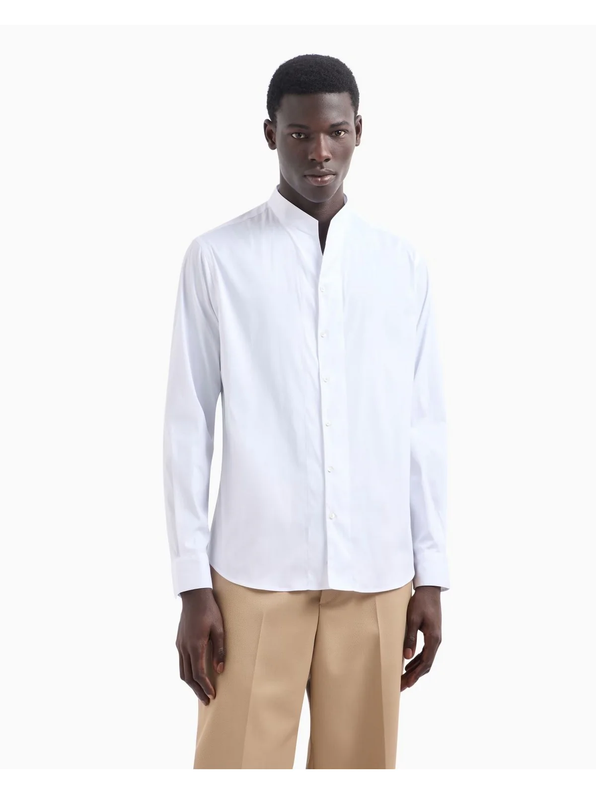 EMPORIO ARMANI Camicia Uomo  EM000193 TE10397 U0002 BRILLIANT WHITE - Image 4