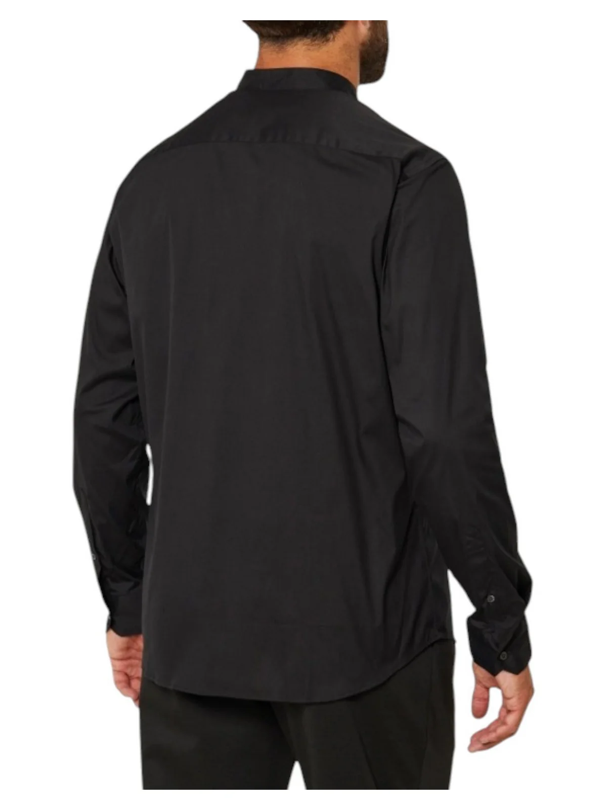 EMPORIO ARMANI Camicia Uomo  EM000193 TE10397 UC001 BLACK BEAUTY - Image 3