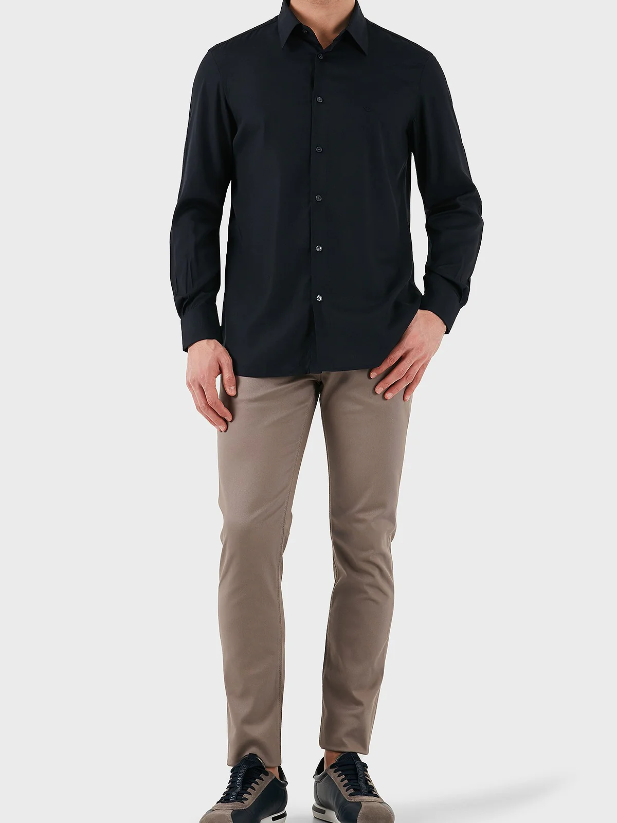 EMPORIO ARMANI Camicia Uomo  EM001537 AF14214 UB118 Blu - Image 3