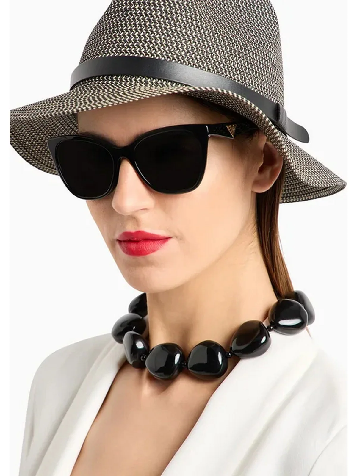 EMPORIO ARMANI Cappello Donna  637351 4R509 00020 Nero - Image 3