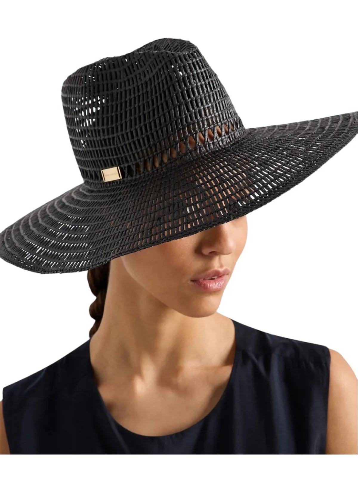 EMPORIO ARMANI Cappello Donna  637352 4R510 00020 Nero - Image 3