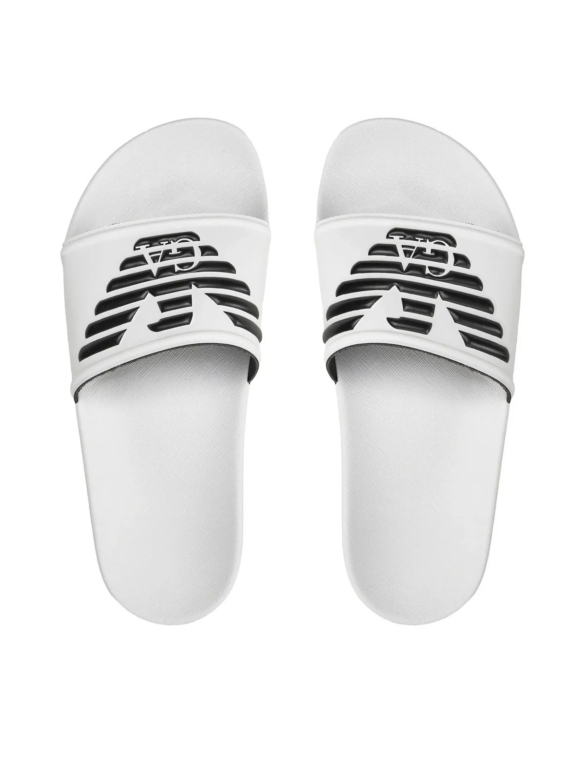 EMPORIO ARMANI Ciabatta Uomo  XVPS08 XN747 D611 Bianco - Image 3