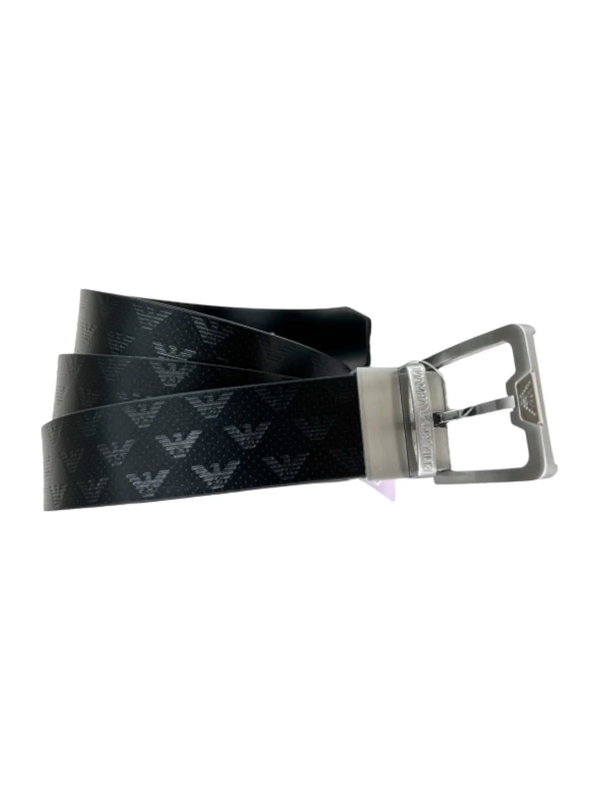 EMPORIO ARMANI Cintura Uomo  Y4S502 Y221E 81386 Nero - Image 3