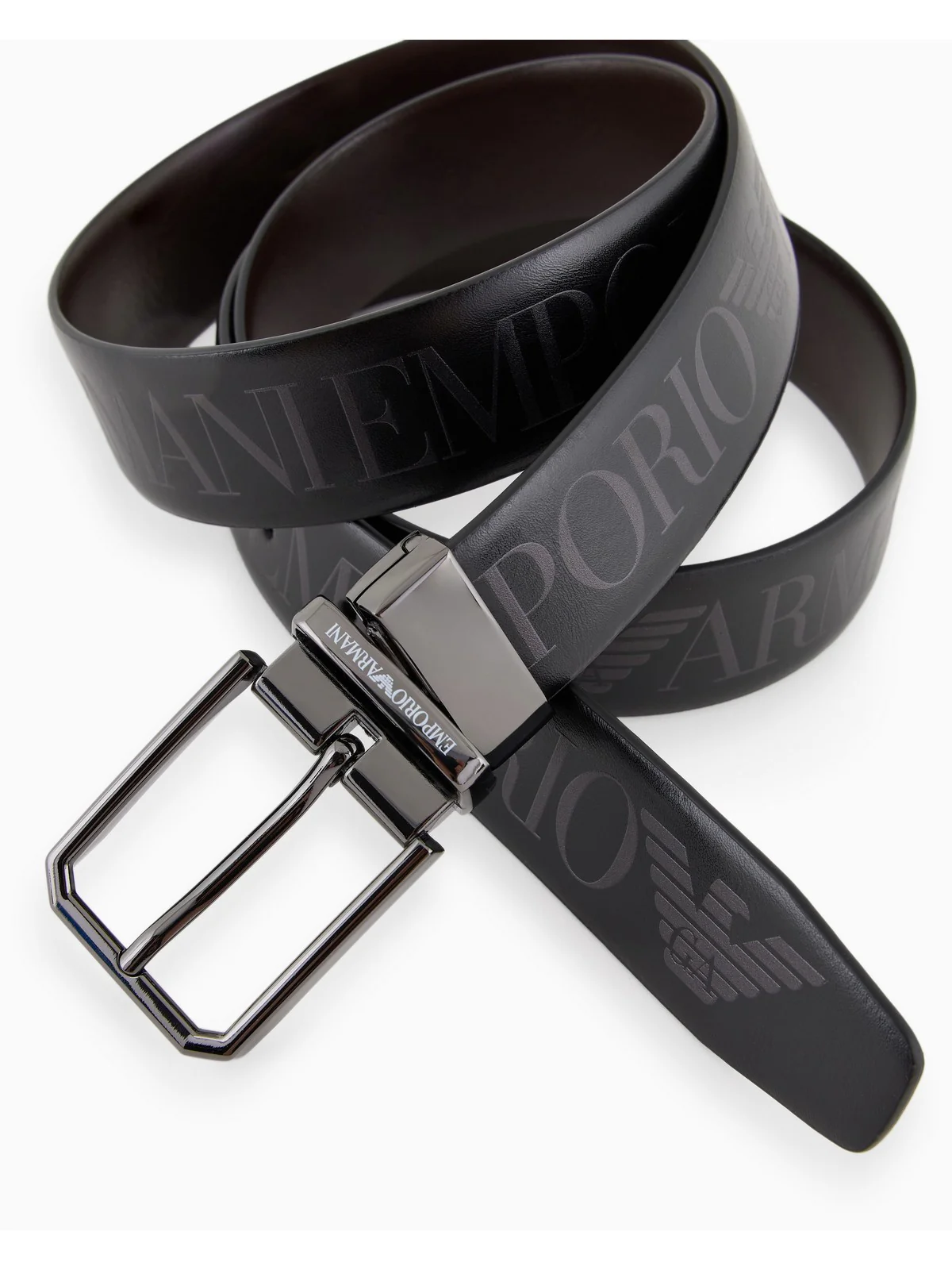 EMPORIO ARMANI Cintura Uomo  Y4S653 YQ95I 80001 Nero - Image 2