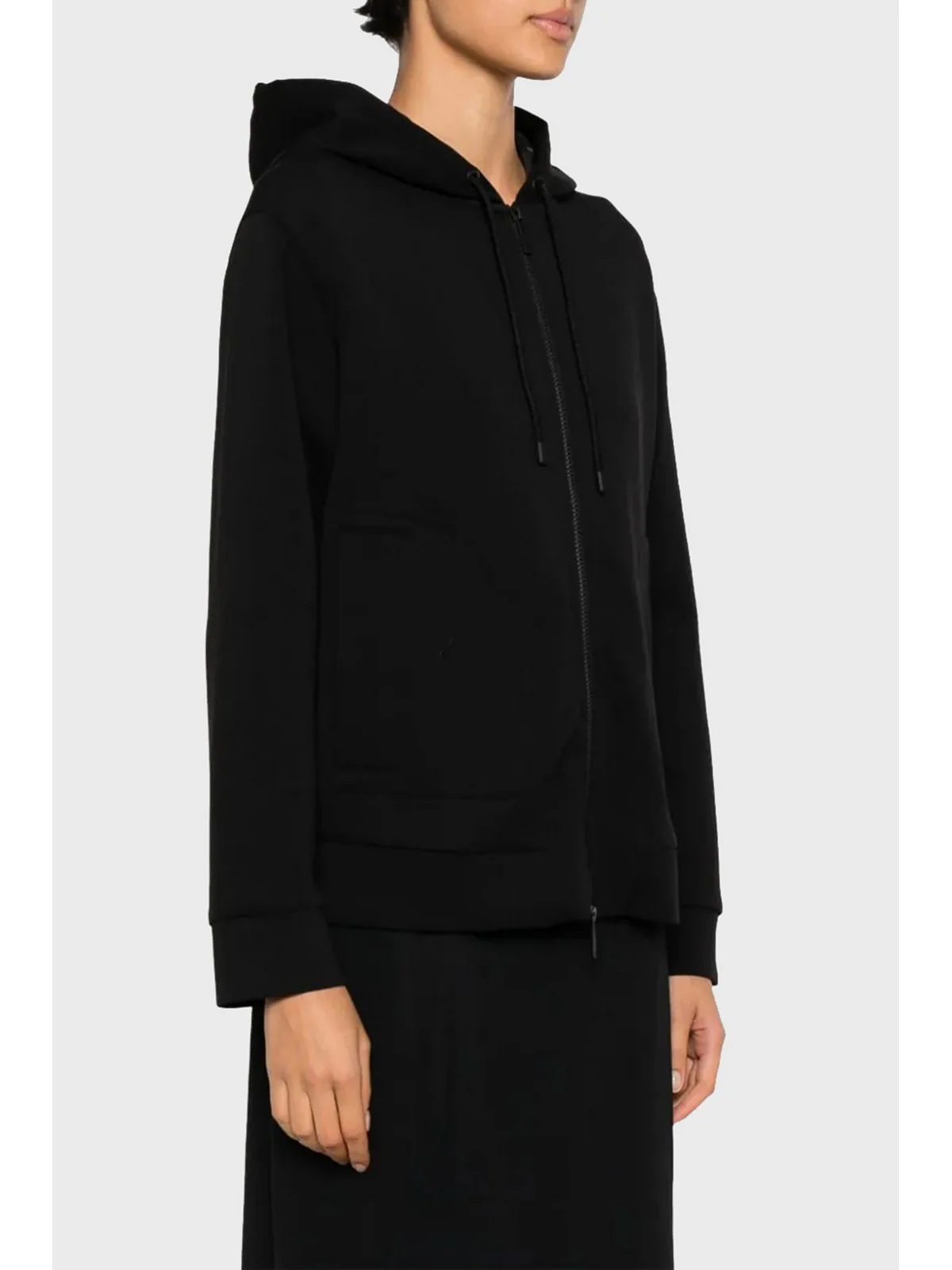 EMPORIO ARMANI Felpa Donna  6R2M6E 1JHSZ 0999 Nero - Image 2