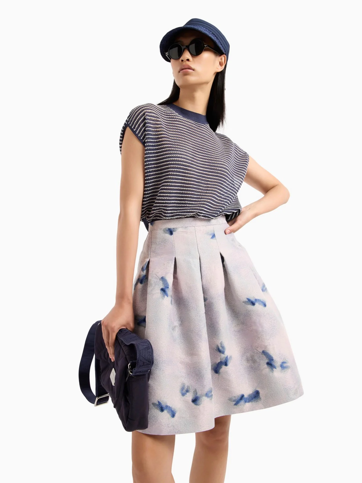 EMPORIO ARMANI Felpa Donna  EW001665 AF15884 FB012 Blu - Image 6