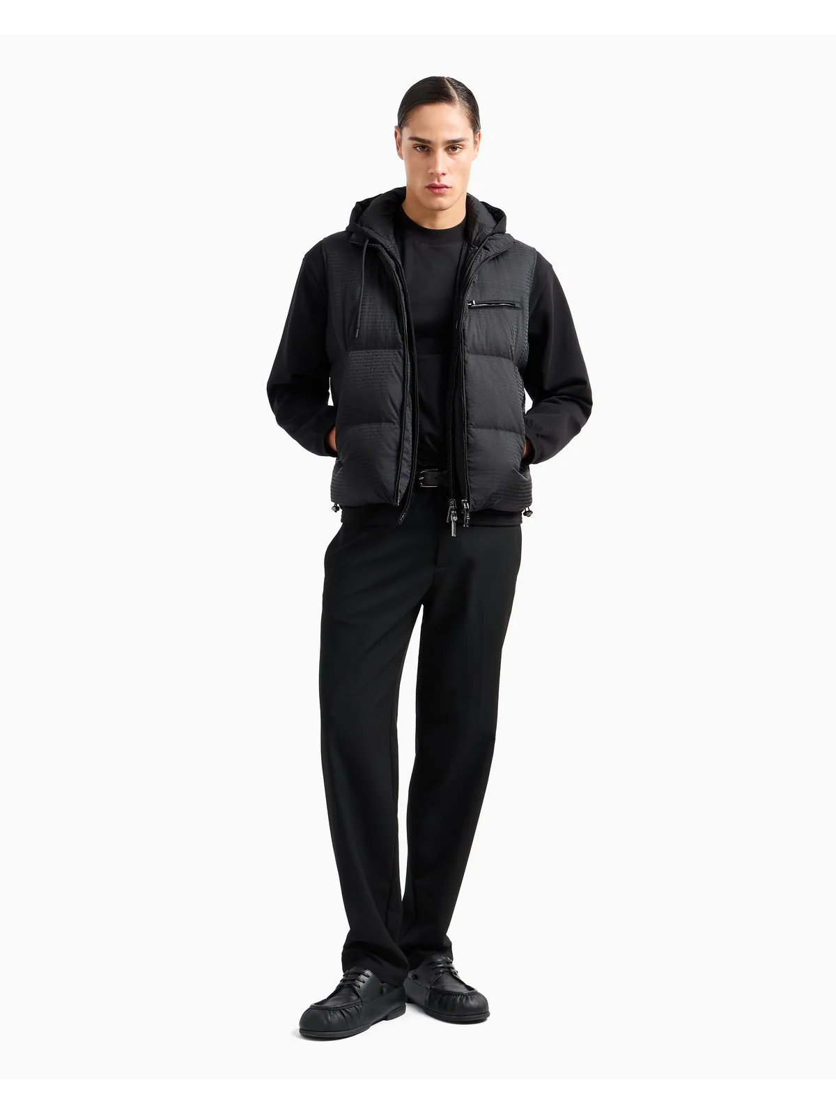 EMPORIO ARMANI Felpa Uomo  6D1MD3 1JHSZ 0999 Nero - Image 5
