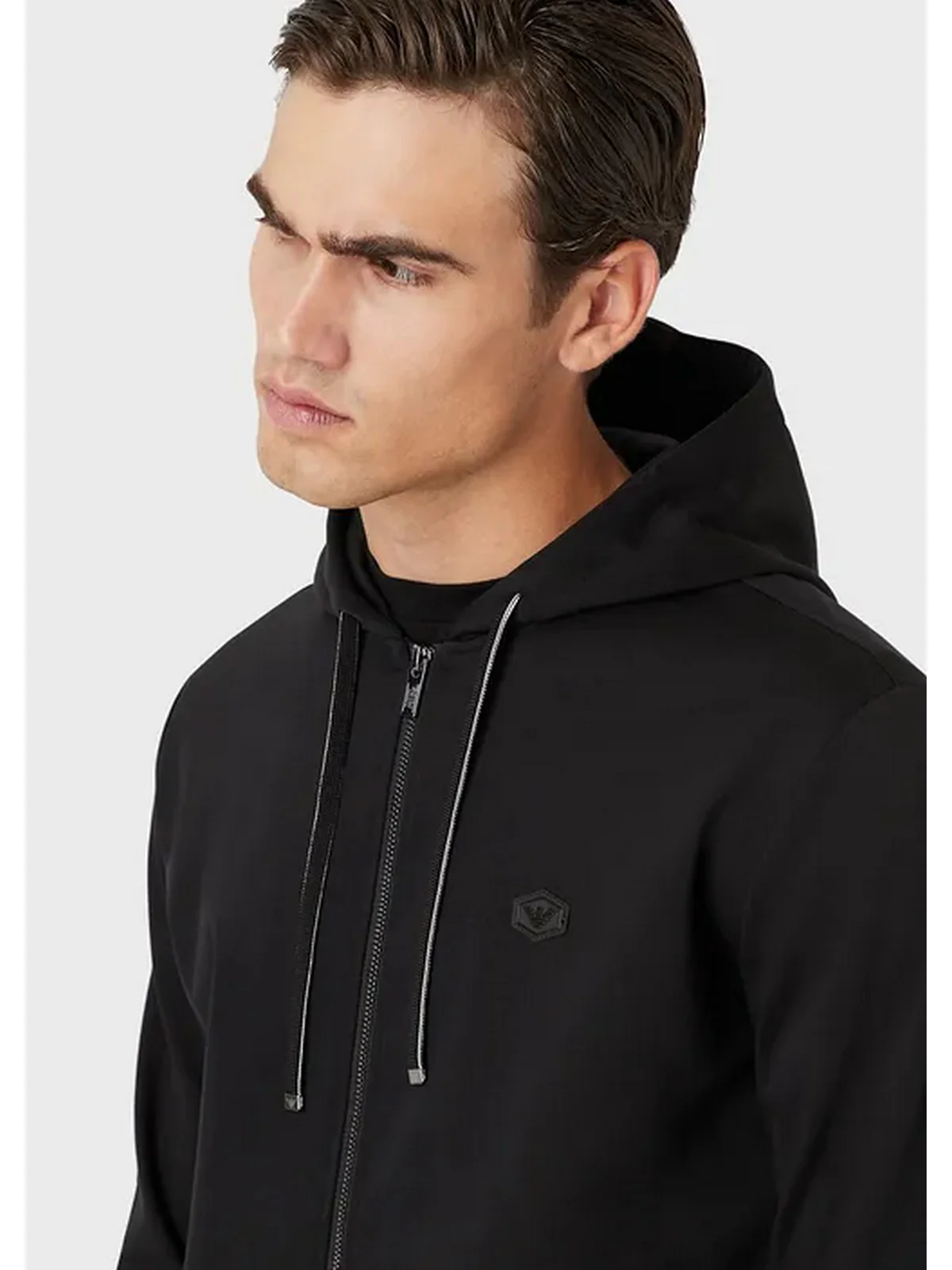 EMPORIO ARMANI Felpa Uomo  8N1MG0 1JBTZ 0999 Nero - Image 4