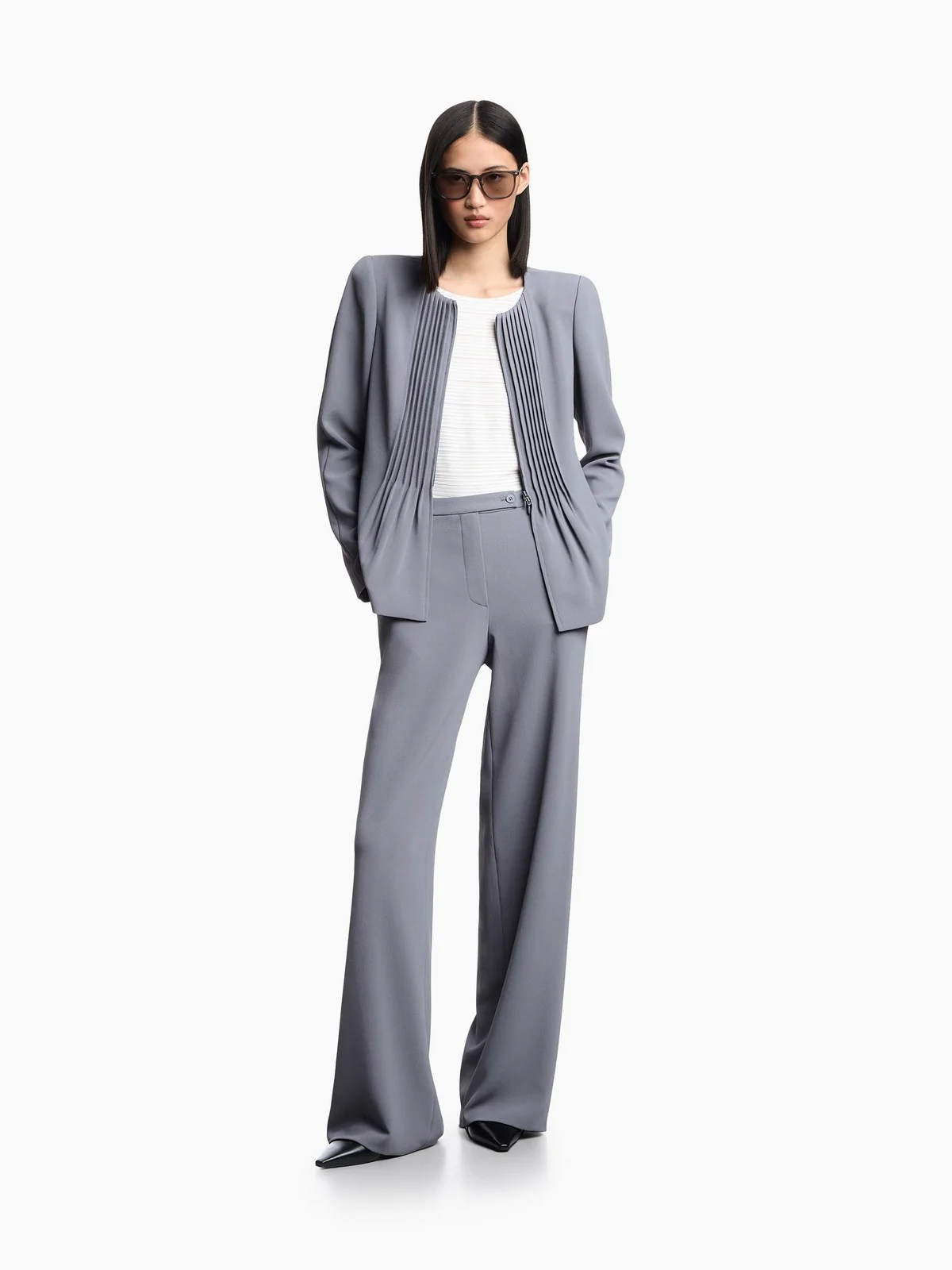 EMPORIO ARMANI Giacca Donna  EW000850 AF12514 U8047 Grigio - Image 2