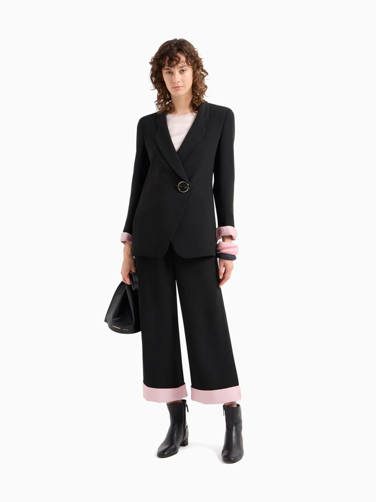 EMPORIO ARMANI Giacca Donna  EW001418 TE10418 UC001 Nero - Image 2