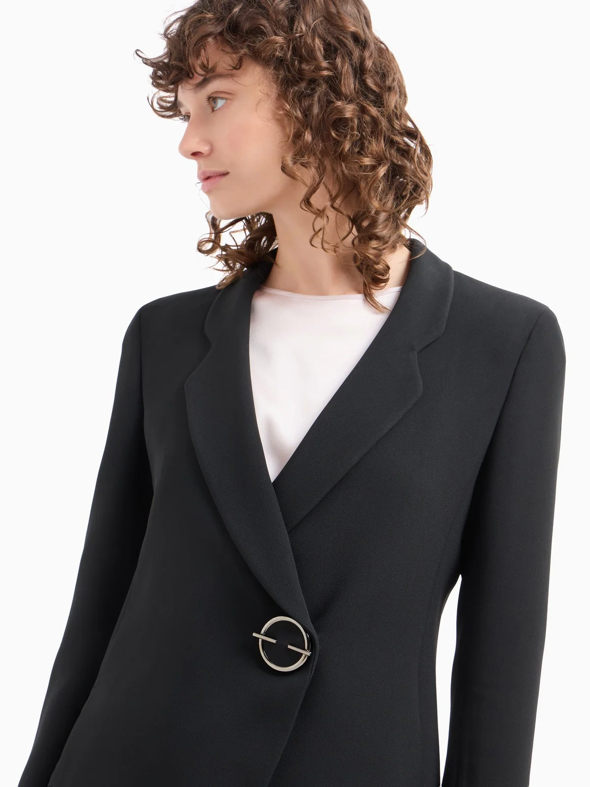 EMPORIO ARMANI Giacca Donna  EW001418 TE10418 UC001 Nero - Image 5