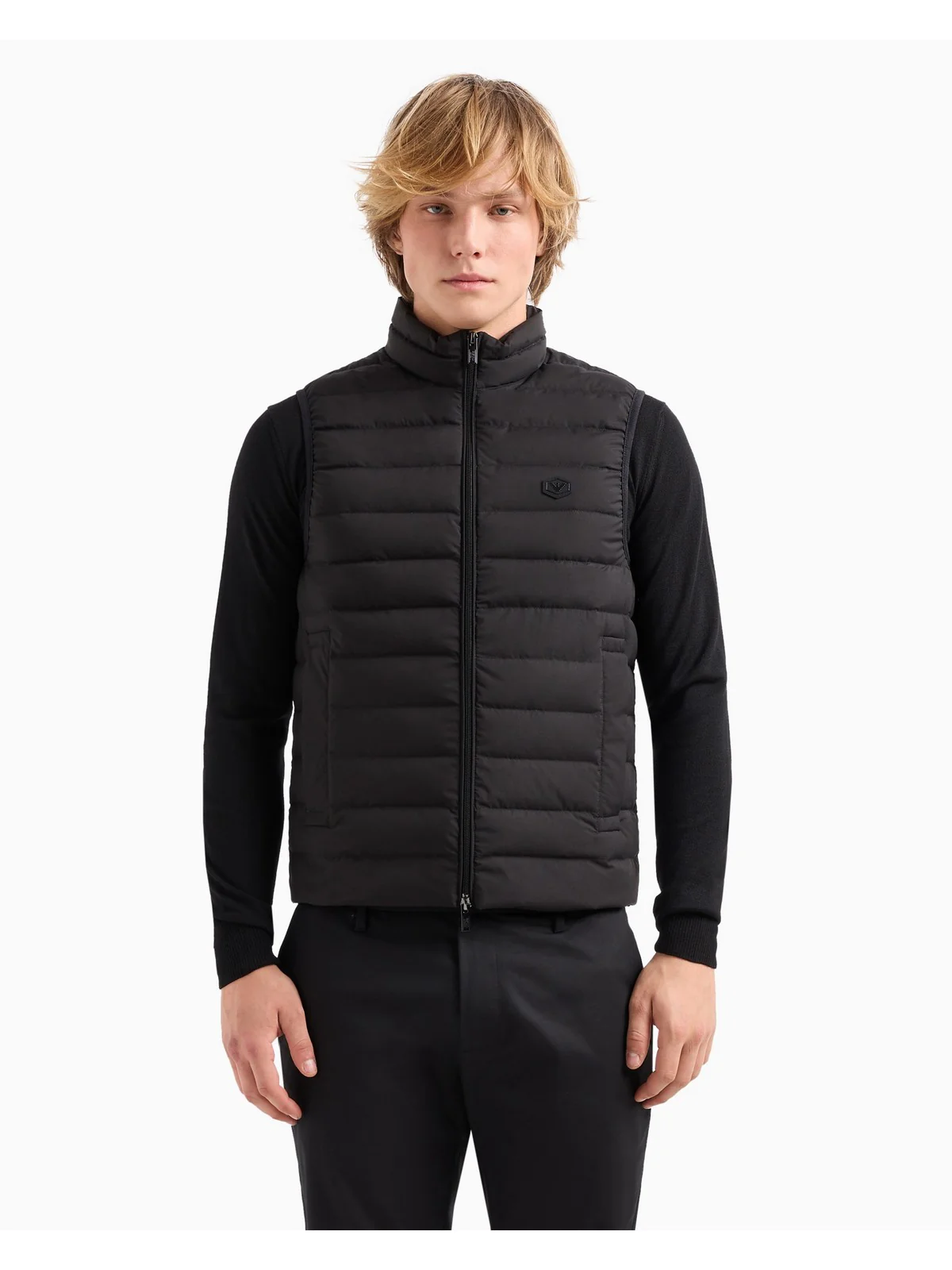 EMPORIO ARMANI Gilet Uomo  8N1BQ1 1NLRZ 0999 Nero - Image 2