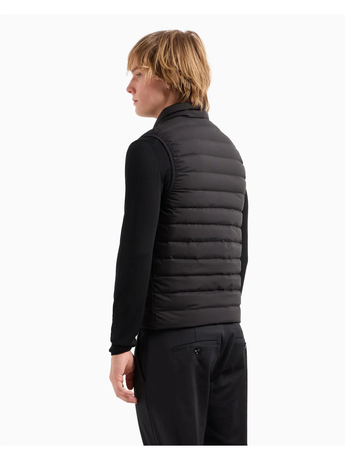 EMPORIO ARMANI Gilet Uomo  8N1BQ1 1NLRZ 0999 Nero - Image 4