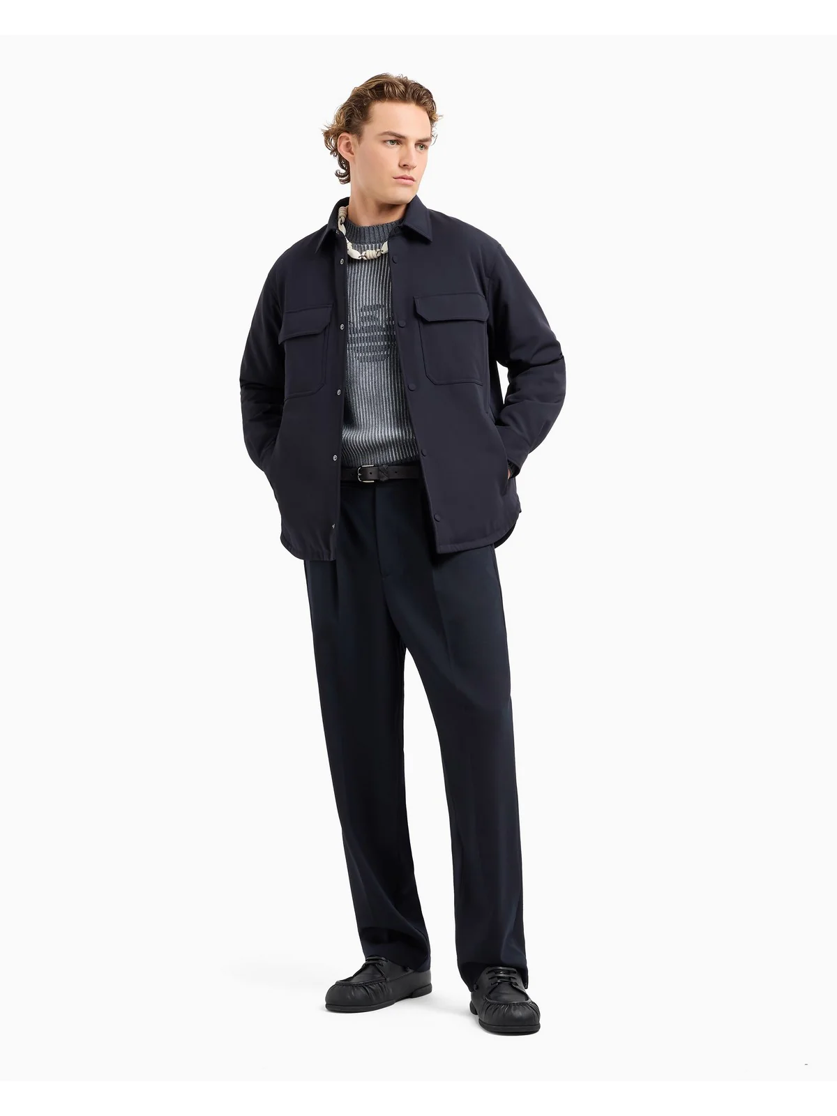 EMPORIO ARMANI Giubbino Uomo  6D1CN0 1NUBZ 0920 Blu - Image 5