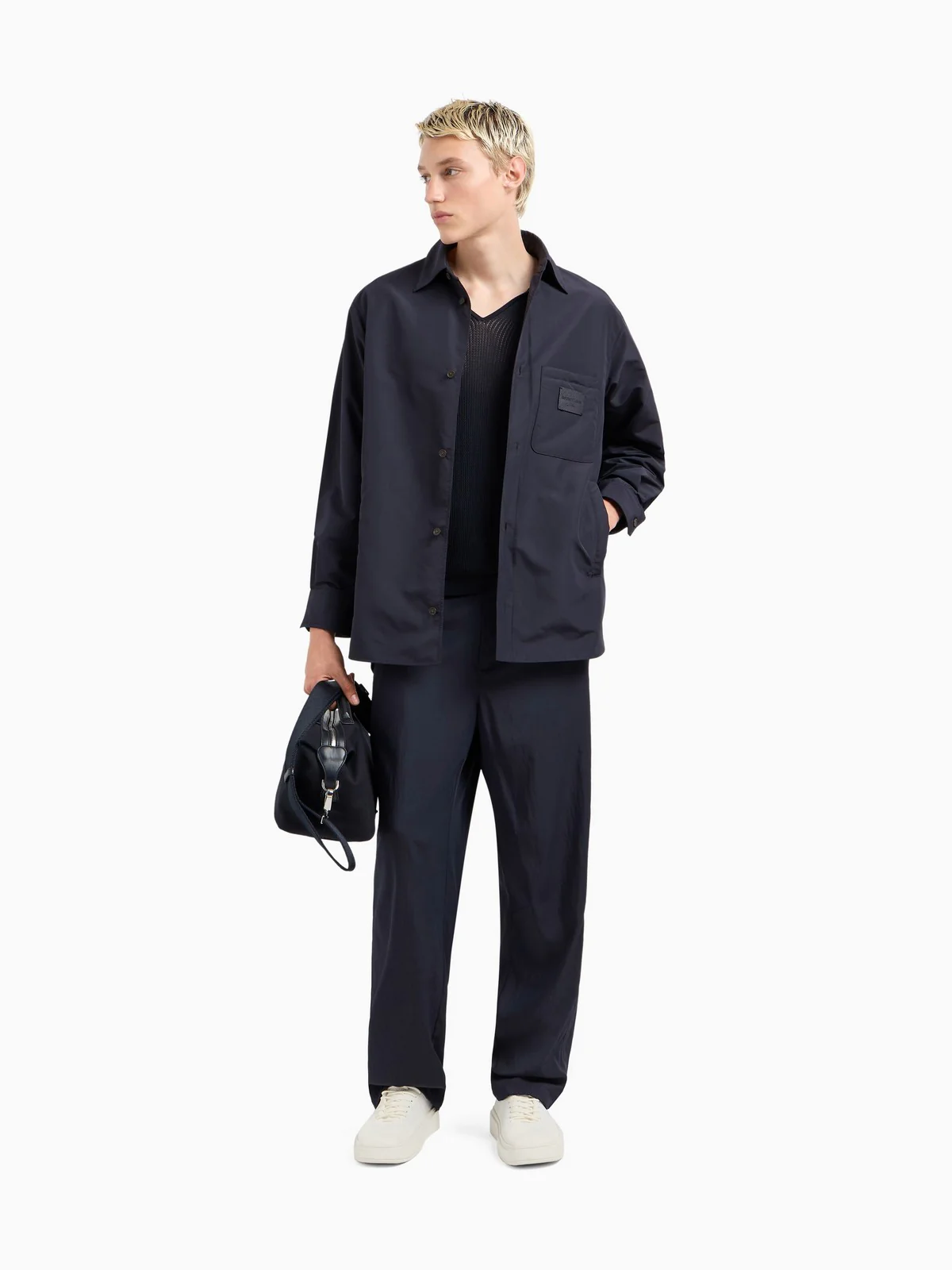 EMPORIO ARMANI Maglia Uomo  EM000863 AF14198 UB118 Blu - Image 3