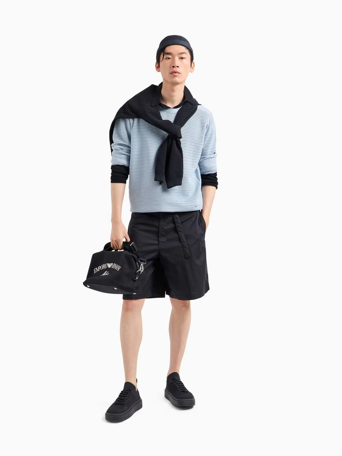 EMPORIO ARMANI Maglia Uomo  EM000889 AF14201 UB118 Blu - Image 2
