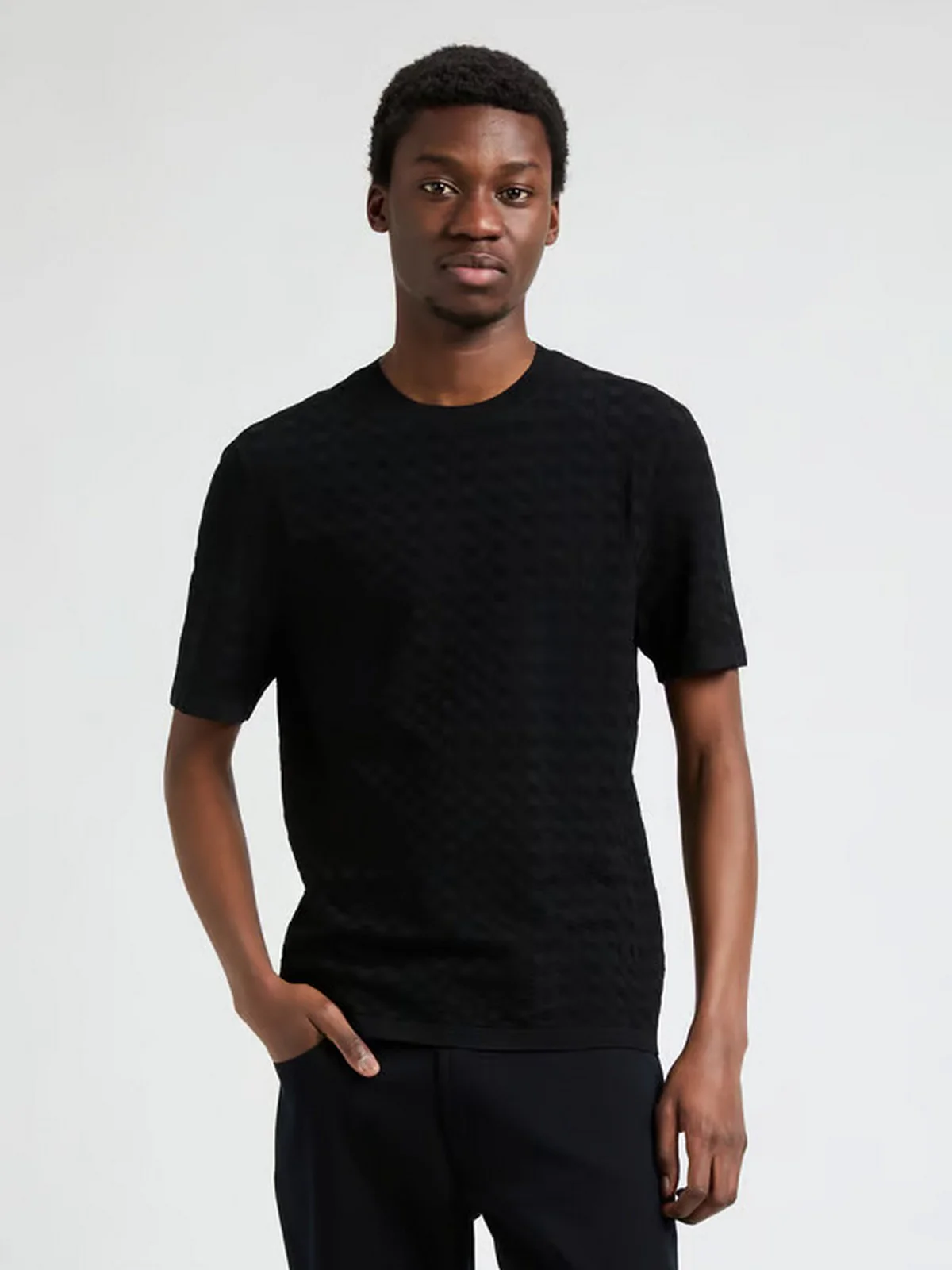 EMPORIO ARMANI Maglia Uomo  EM001564 AF14853 FC072 Nero - Image 2