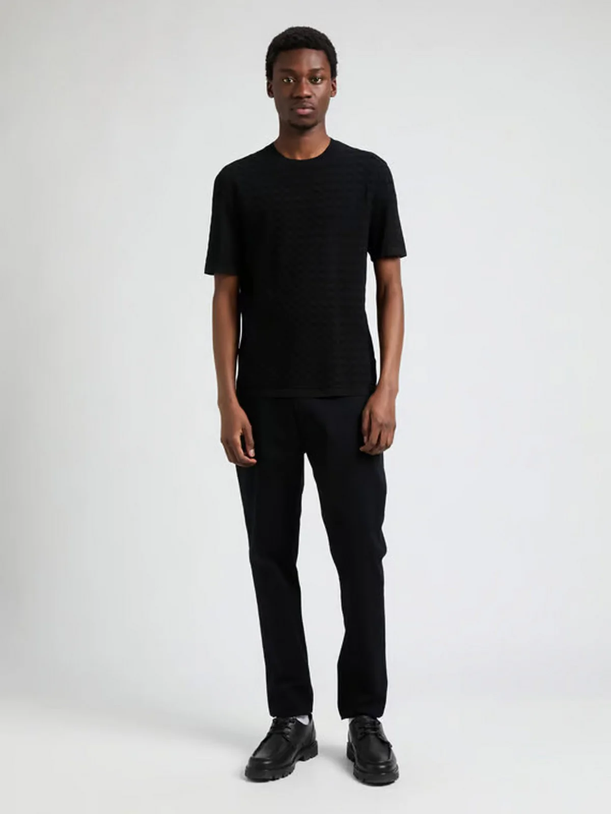 EMPORIO ARMANI Maglia Uomo  EM001564 AF14853 FC072 Nero - Image 3