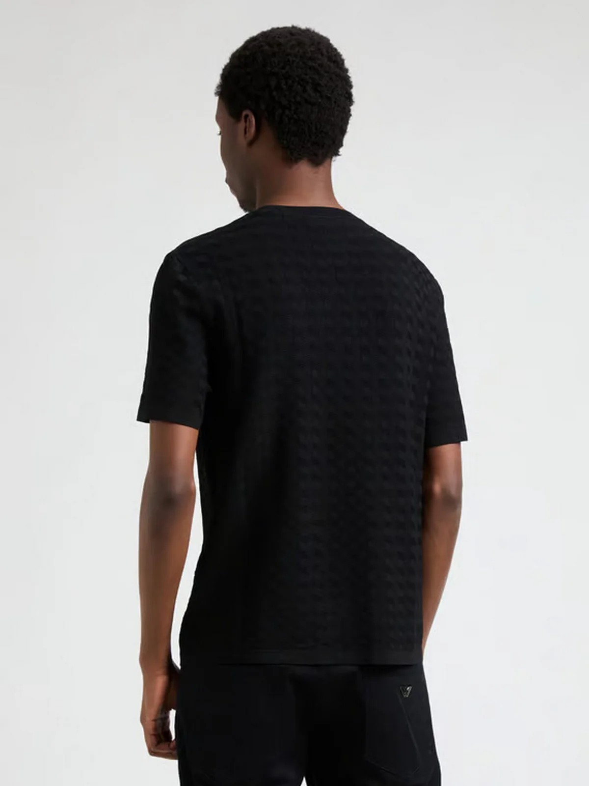 EMPORIO ARMANI Maglia Uomo  EM001564 AF14853 FC072 Nero - Image 4