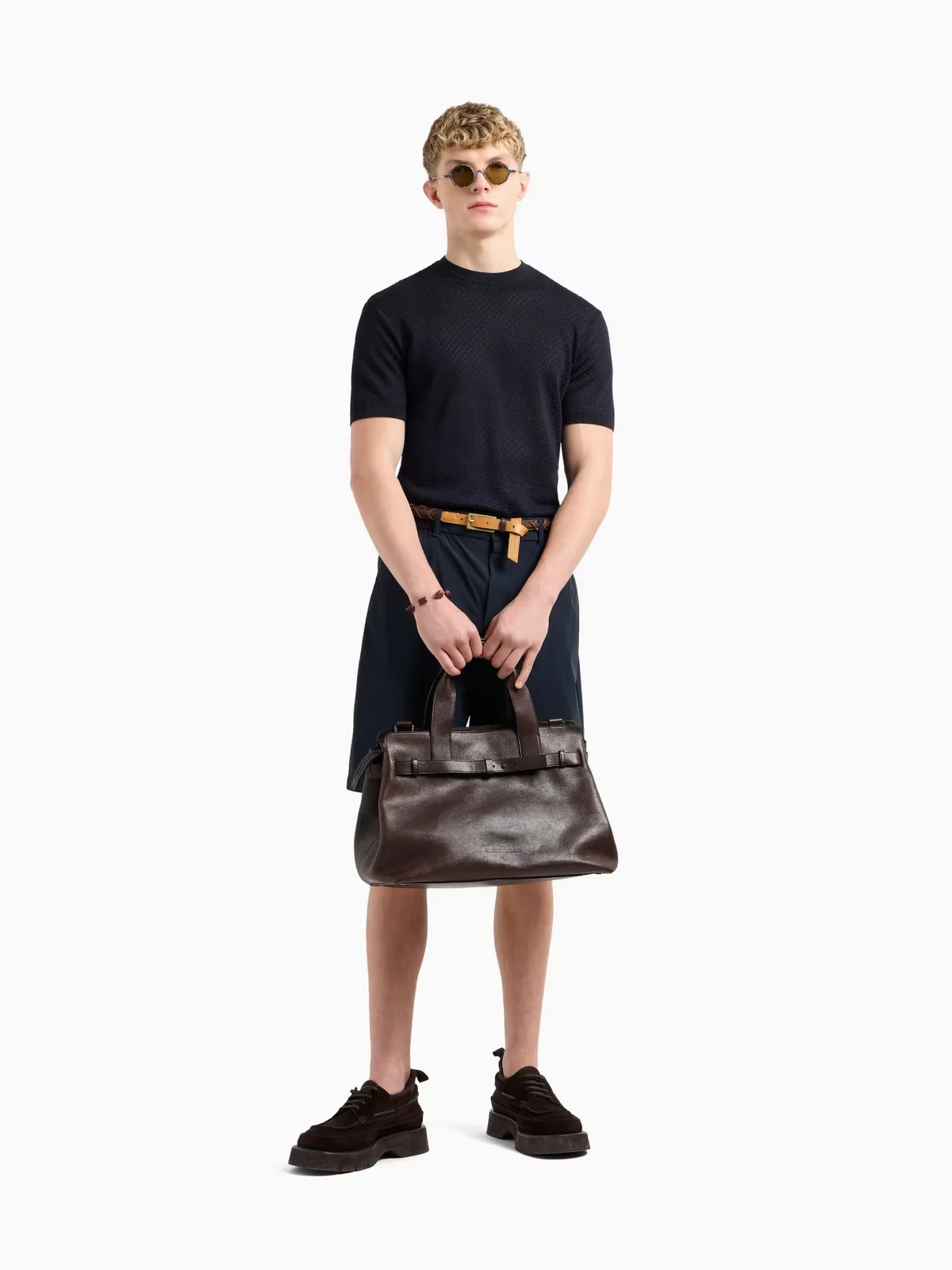 EMPORIO ARMANI Maglia Uomo  EM001572 AF14851 FB076 Blu - Image 3