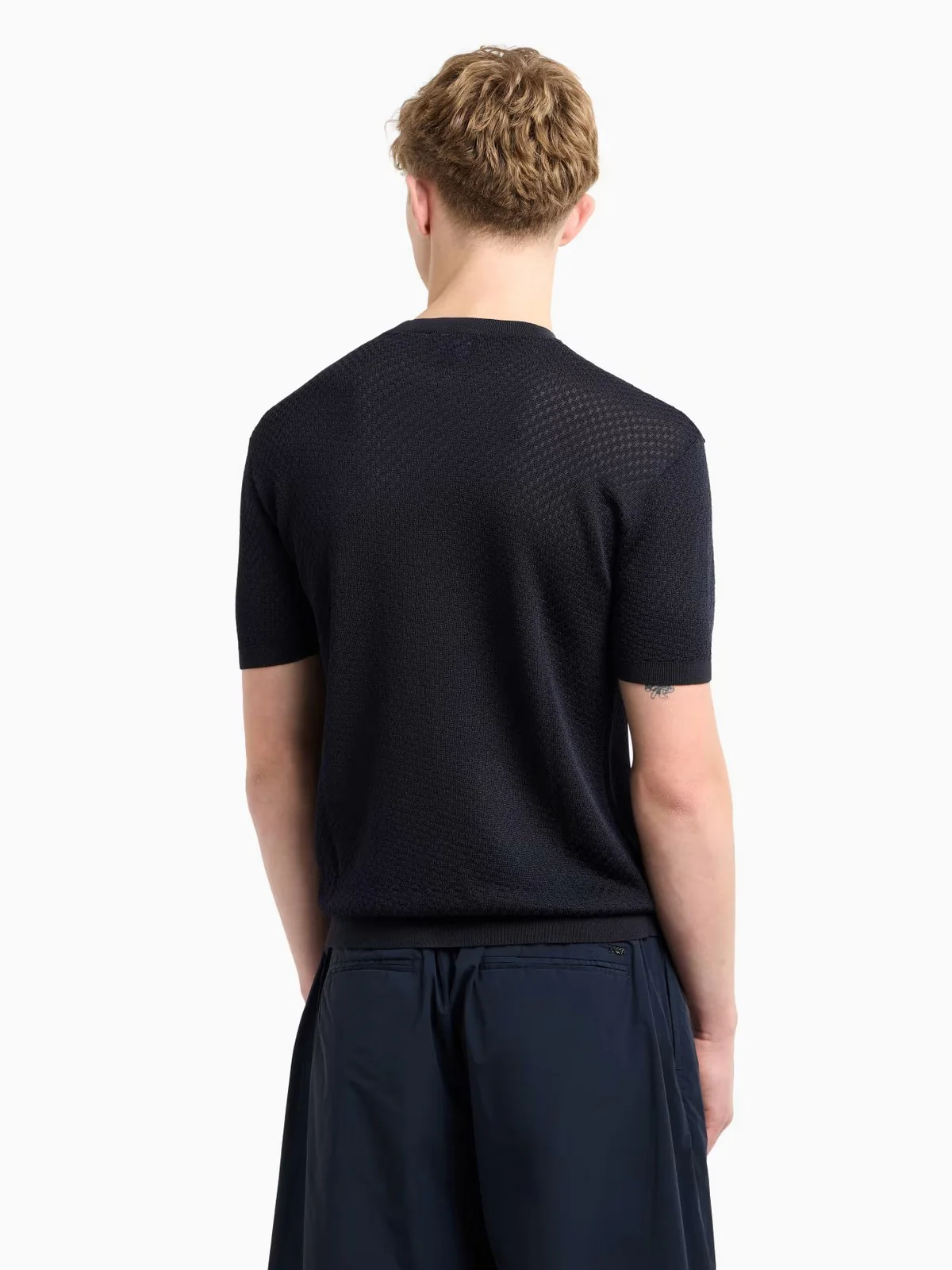 EMPORIO ARMANI Maglia Uomo  EM001572 AF14851 FB076 Blu - Image 4