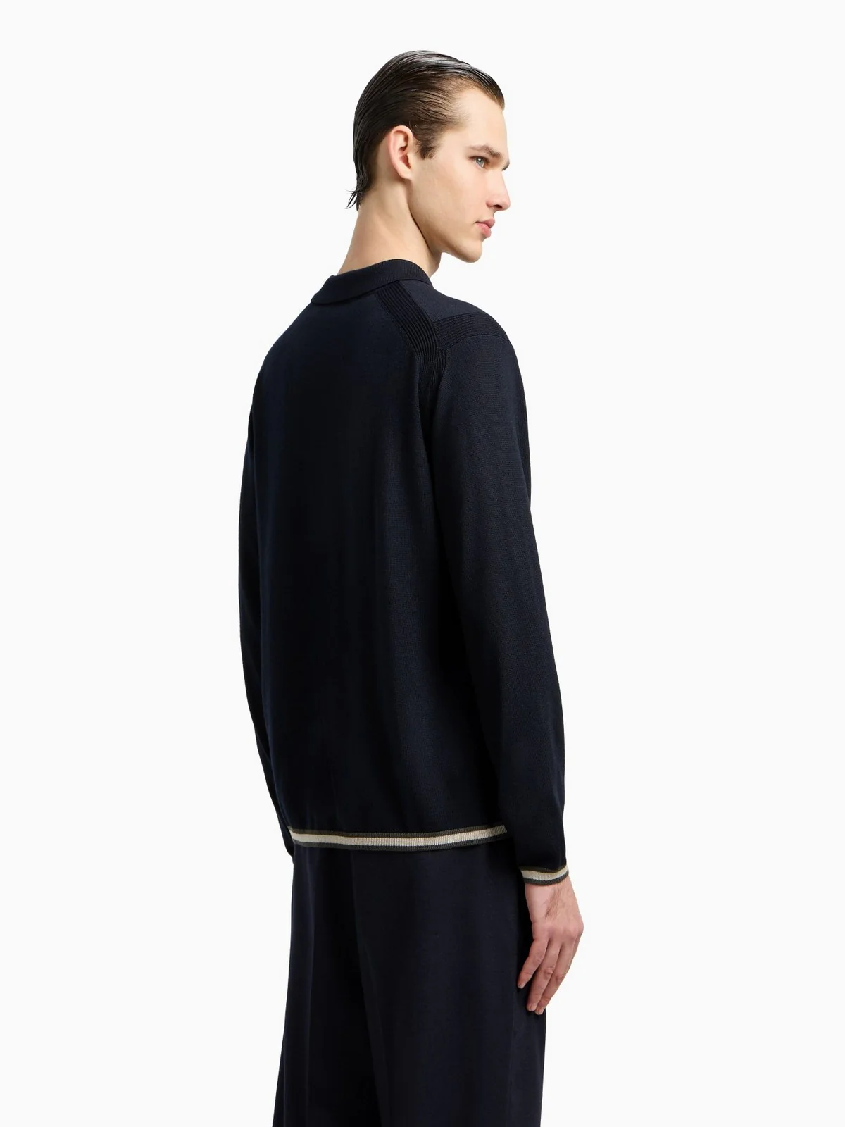 EMPORIO ARMANI Maglione Uomo  EM001512 AF14158 UB118 ICONICO 0920 BLU NAVY EA - Image 4