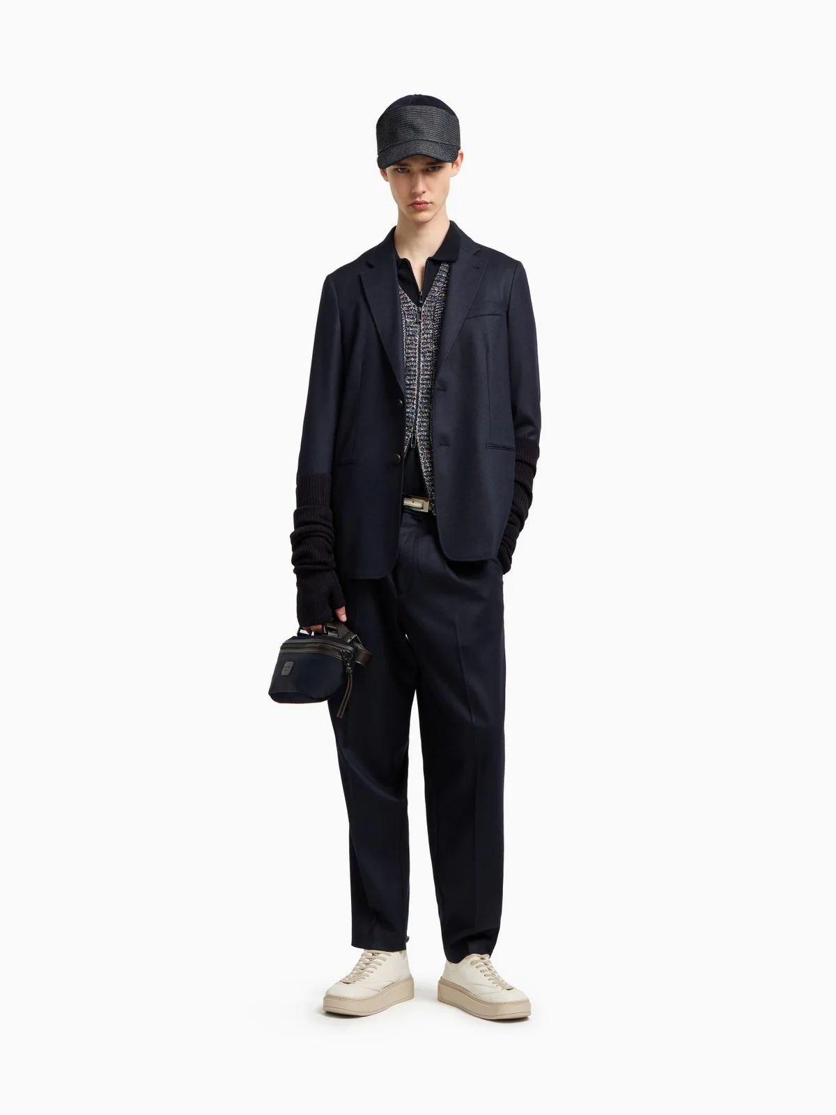EMPORIO ARMANI Maglione Uomo  EM001512 AF14158 UB118 ICONICO 0920 BLU NAVY EA - Image 5