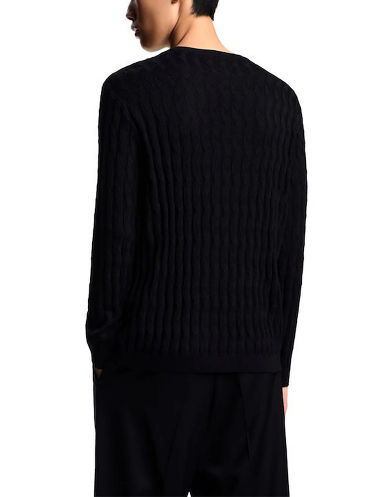 EMPORIO ARMANI Maglione Uomo  EM003507 AF14854 UC001 BLACK BEAUTY - Image 2