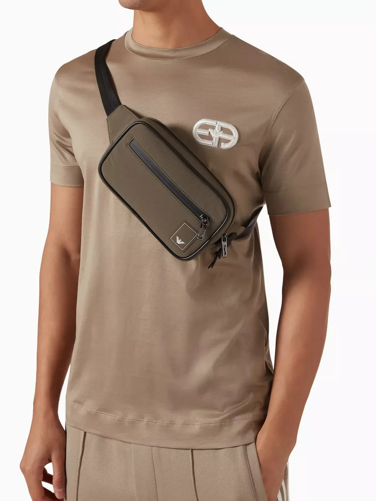 EMPORIO ARMANI Marsupio Uomo  EM000088 AF13841 U6299 Marrone - Image 2