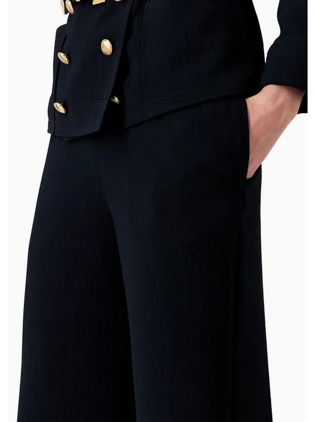 EMPORIO ARMANI Pantalone Donna  E3NP1D F9909 927 Blu - Image 4