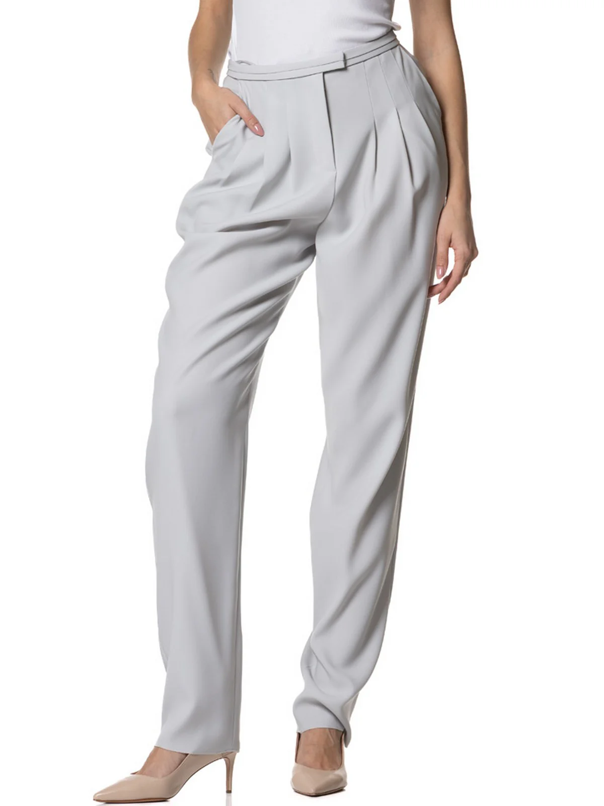 EMPORIO ARMANI Pantalone Donna  EW000834 AF10206 U8011 Grigio - Image 2
