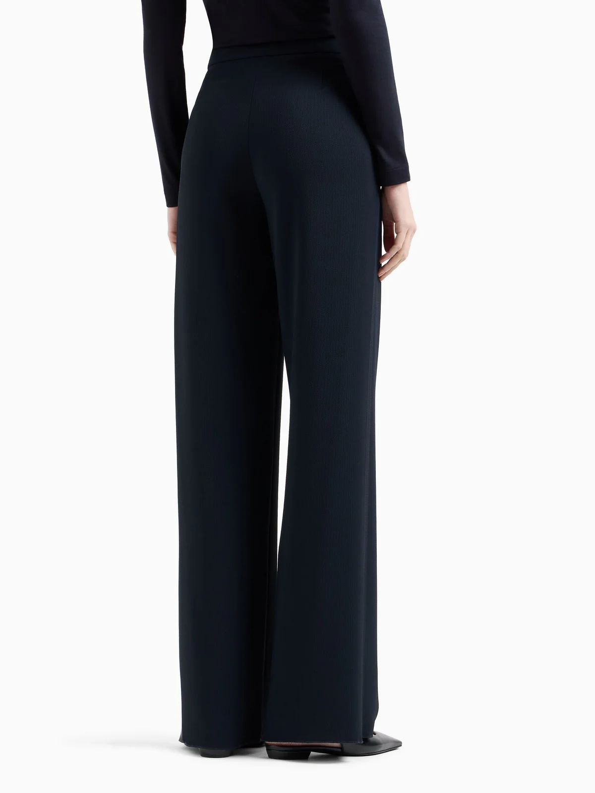 EMPORIO ARMANI Pantalone Donna  EW000851 AF12514 UB115 Blu - Image 3