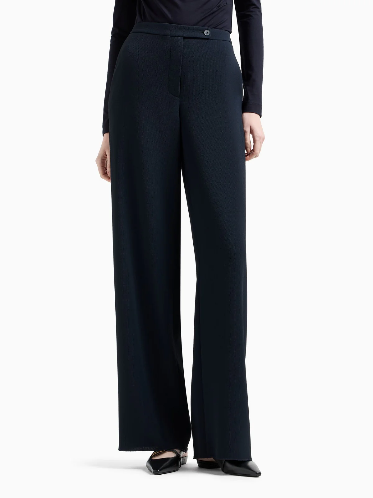 EMPORIO ARMANI Pantalone Donna  EW000851 AF12514 UB115 Blu - Image 4