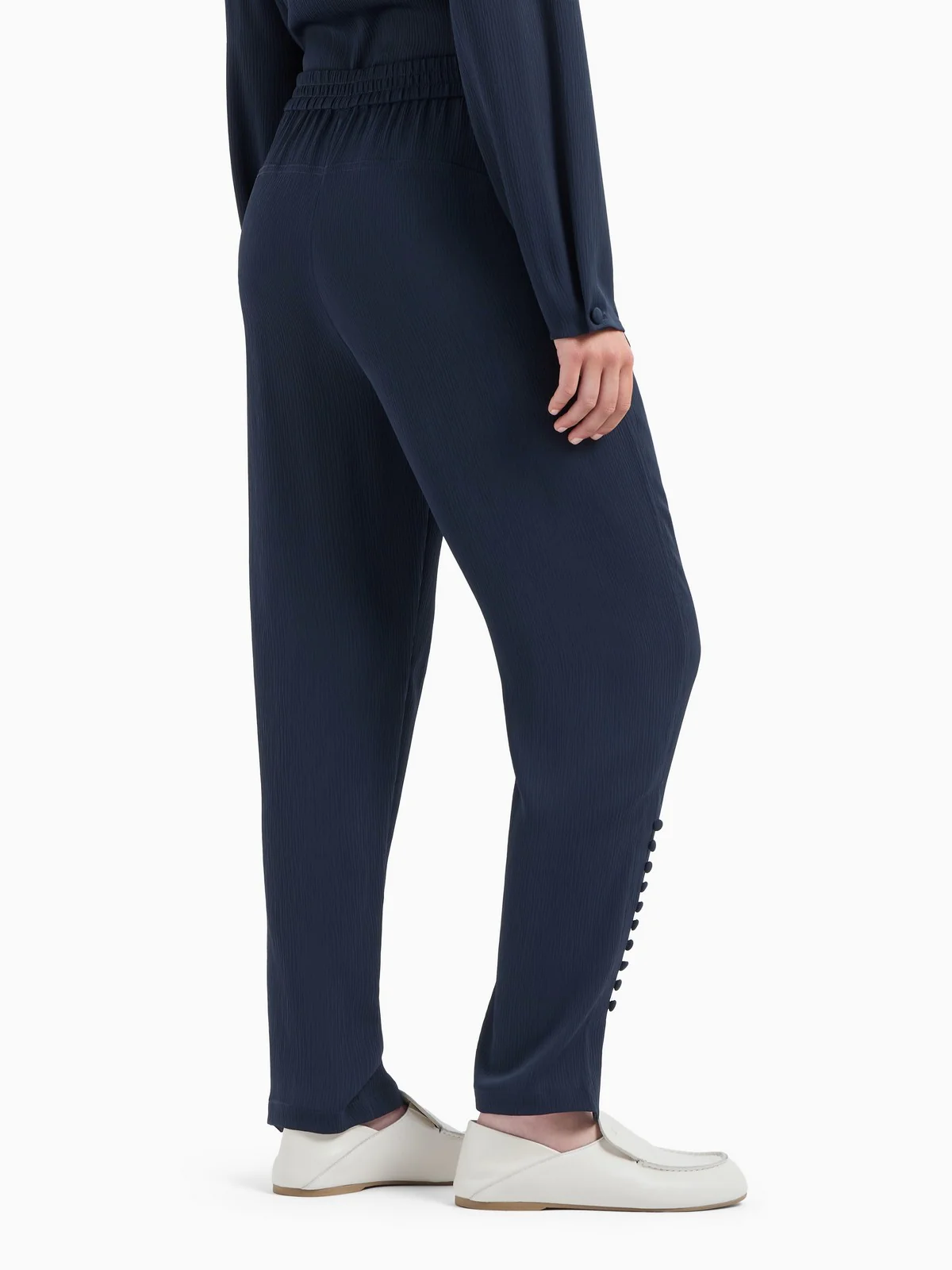 EMPORIO ARMANI Pantalone Donna  EW000864 AF12521 UB081 Blu - Image 3