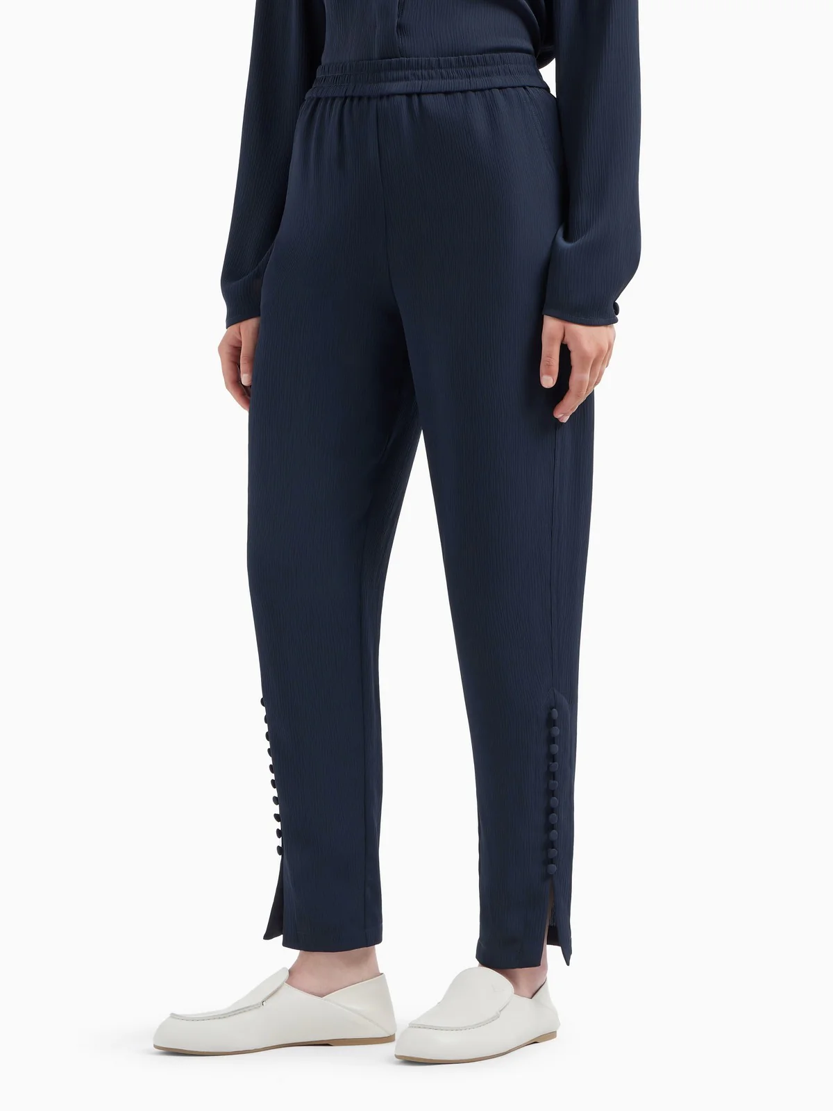 EMPORIO ARMANI Pantalone Donna  EW000864 AF12521 UB081 Blu - Image 4