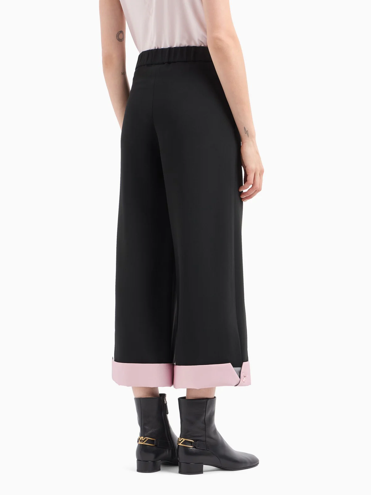 EMPORIO ARMANI Pantalone Donna  EW001416 TE10418 UC001 Nero - Image 3
