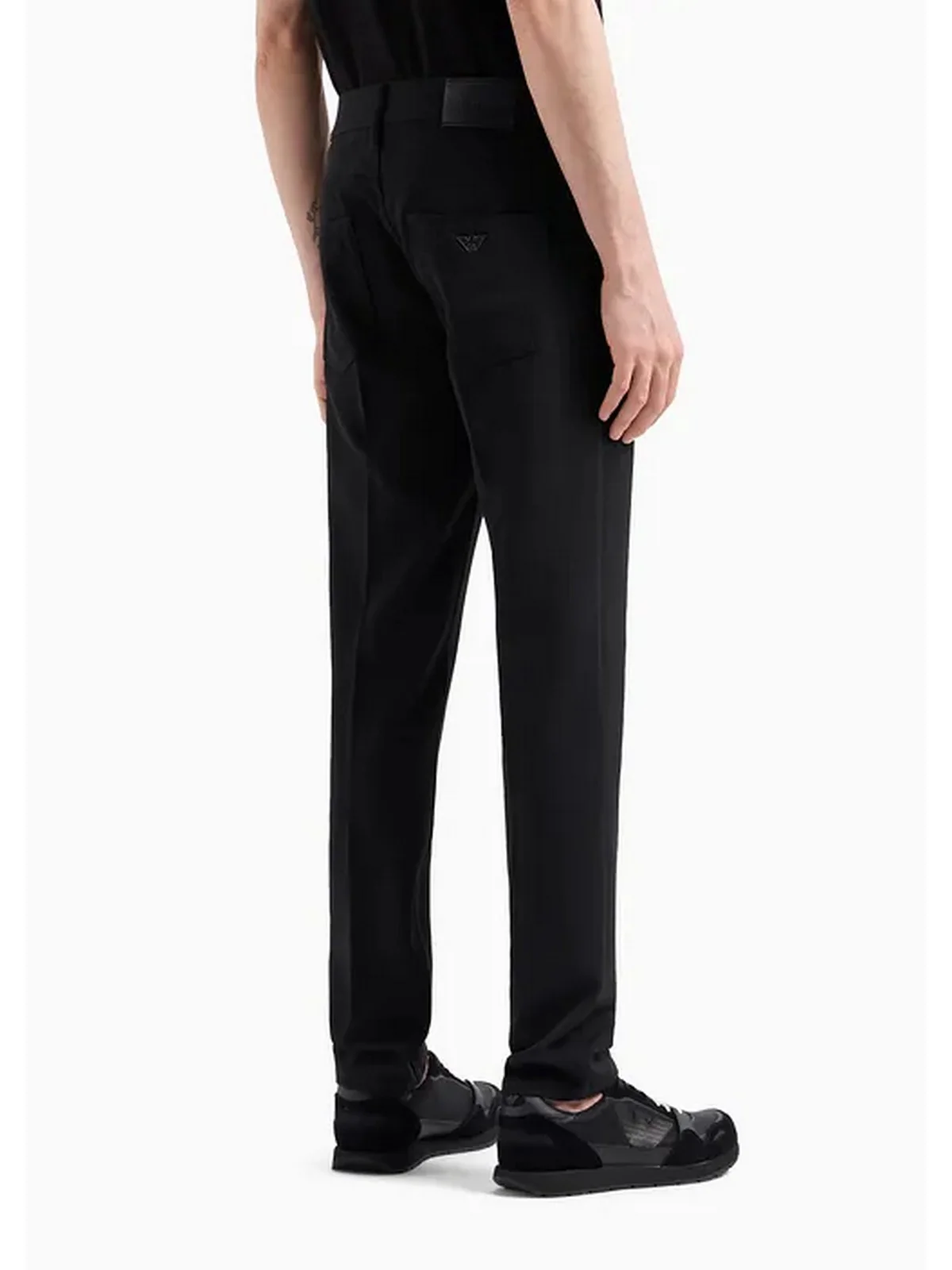 EMPORIO ARMANI Pantalone Uomo 3D1J05 1NPQZ 0999 Nero - Image 3