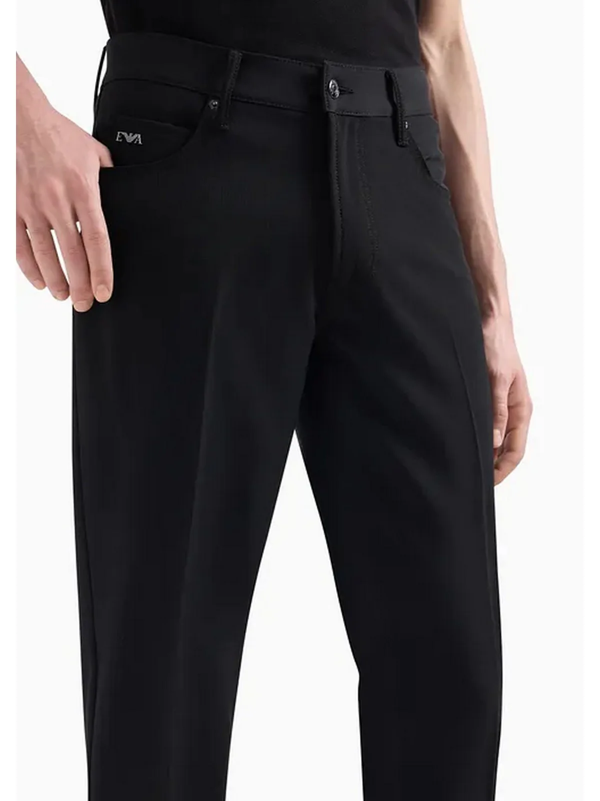 EMPORIO ARMANI Pantalone Uomo 3D1J05 1NPQZ 0999 Nero - Image 4
