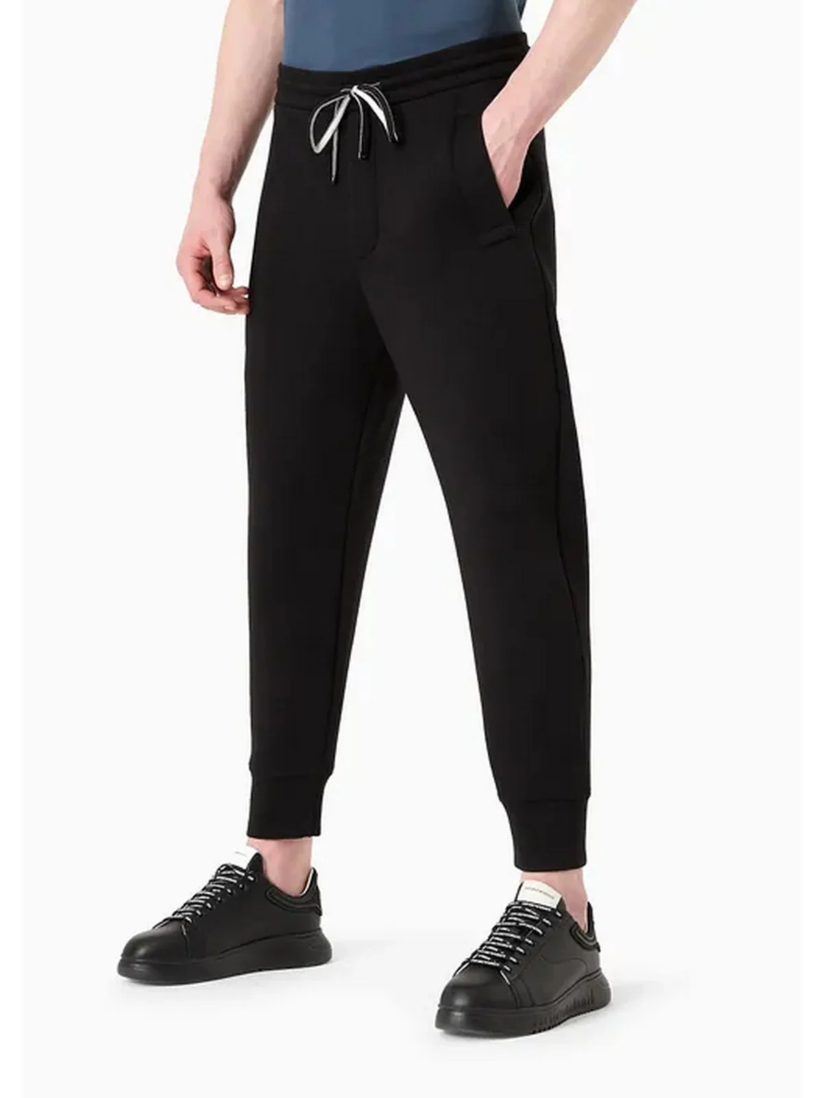 EMPORIO ARMANI Pantalone Uomo  8N1P92 1JHSZ 0999 Nero - Image 2
