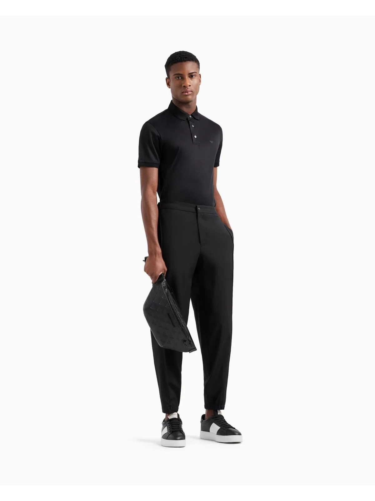 EMPORIO ARMANI Polo Uomo  8N1F96 1JUVZ 0999 Nero - Image 2