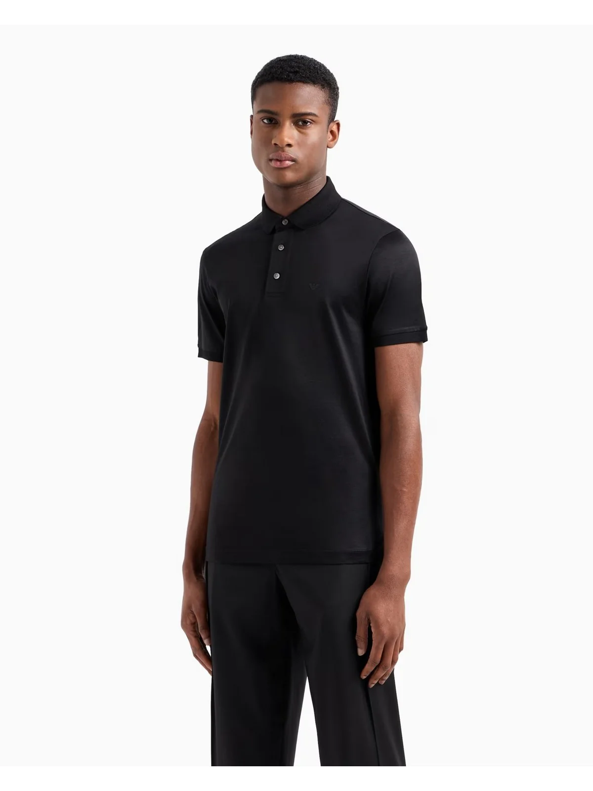 EMPORIO ARMANI Polo Uomo  8N1F96 1JUVZ 0999 Nero - Image 4