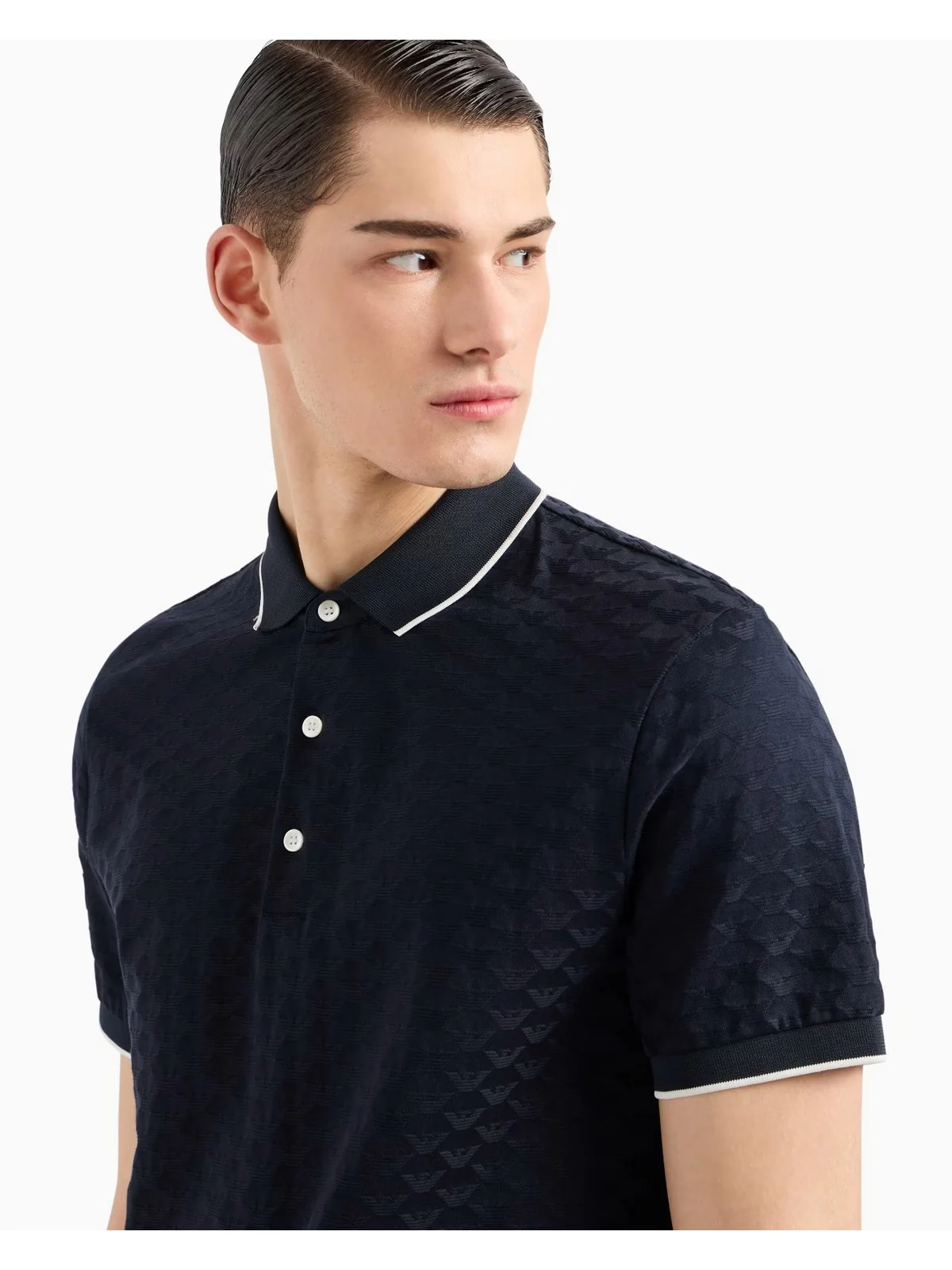 EMPORIO ARMANI Polo Uomo  8N1FP0 1JHWZ 0920 BLU NAVY - Image 5