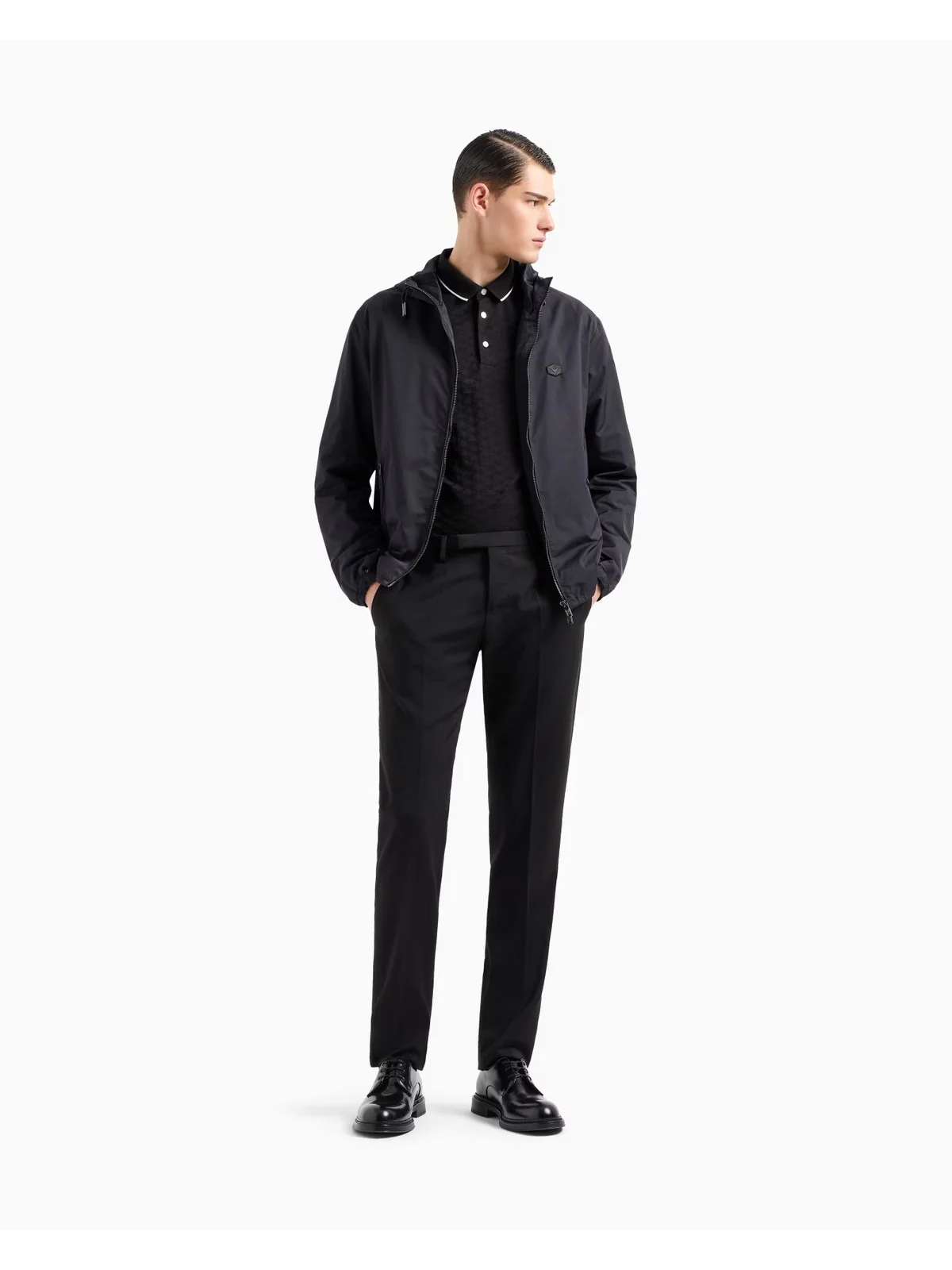 EMPORIO ARMANI Polo Uomo  8N1FP0 1JHWZ 0999 Nero - Image 2