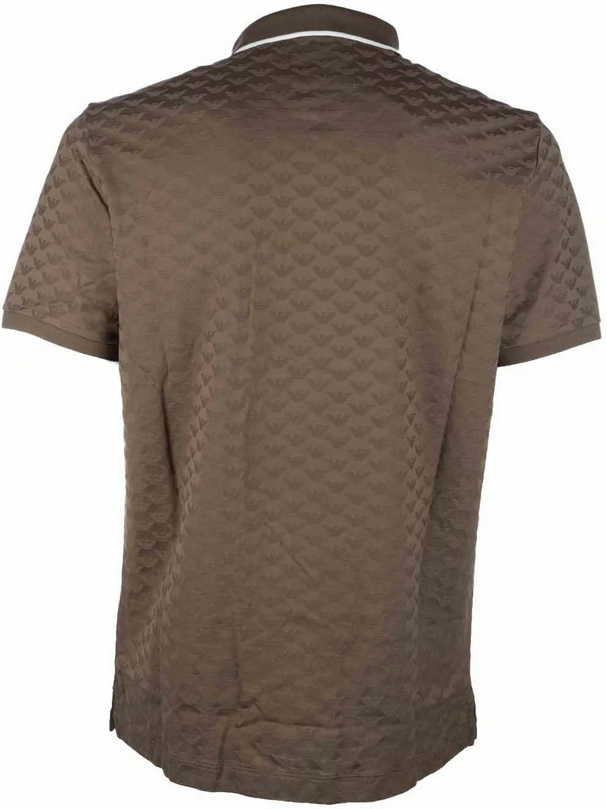 EMPORIO ARMANI Polo Uomo  8N1FP0 1JHWZ U6195 CHOCOLATE CHIP - Image 2