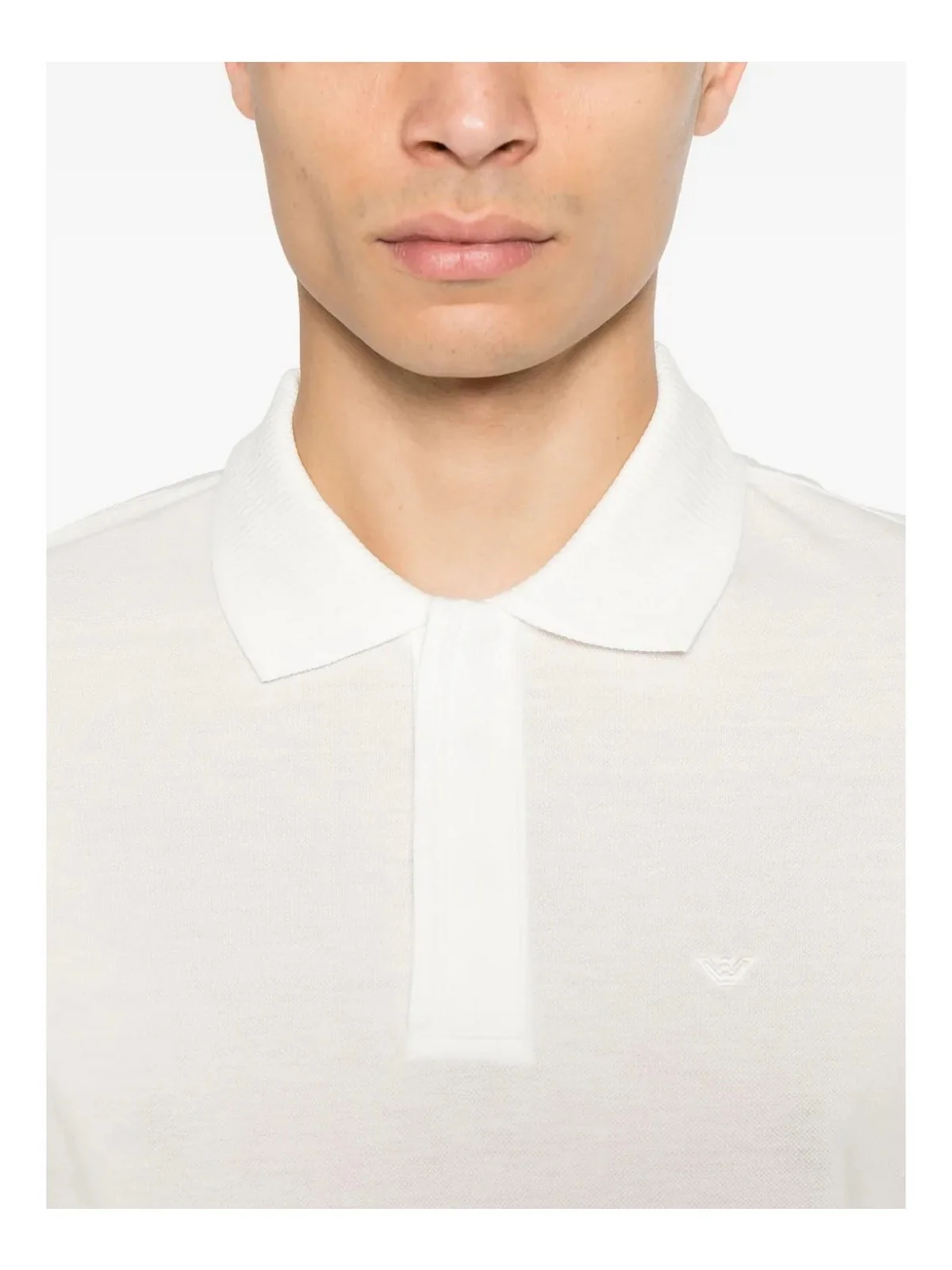 EMPORIO ARMANI Polo Uomo  EM000850 AF12955 U0003 Bianco - Image 3