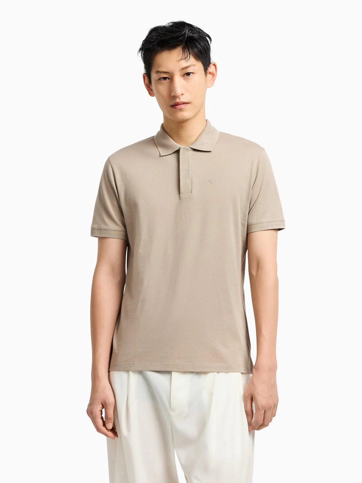 EMPORIO ARMANI Polo Uomo  EM000850 AF12955 U6167 Beige - Image 4