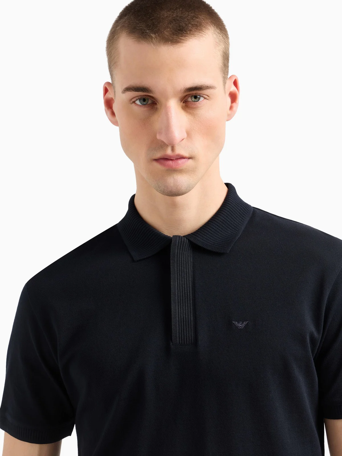 EMPORIO ARMANI Polo Uomo  EM000850 AF12955 UB118 Blu - Image 5