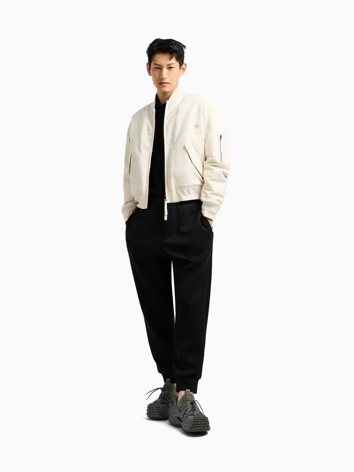 EMPORIO ARMANI Polo Uomo  EM000850 AF12955 UC001 Nero - Image 3